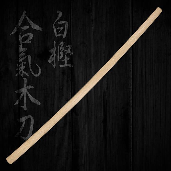 Japanese Aikido White Oak Bokuto