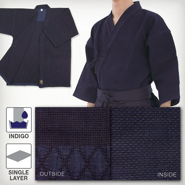 Deluxe Indigo-Dyed Single Layered Kendo Gi